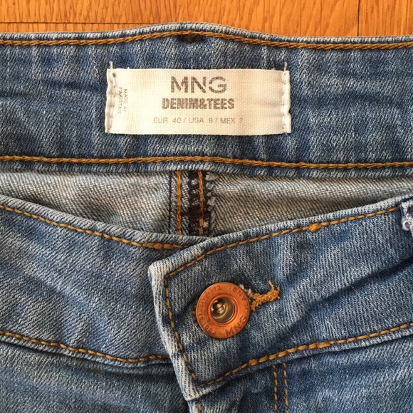 MNG Distressed Jeans Size US 8 EUR 40 - Picture 3 of 5